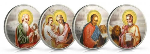 Niue 2011 The Evangelists 2$ 4x 1 Oz .999 Silver Coins Set