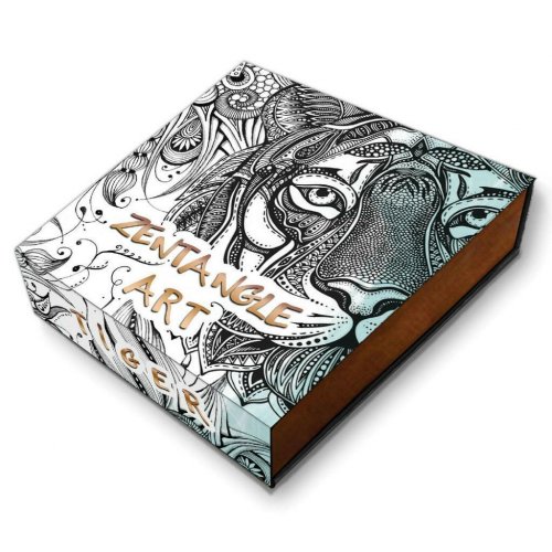 Niue 2021 5$ Zentangle Art-Tiger 2 Oz Silver Coin