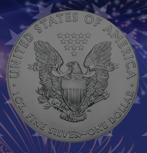 USA 2018 1$ Liberty - 4th July Independence Day -5 Metals Silver Coin