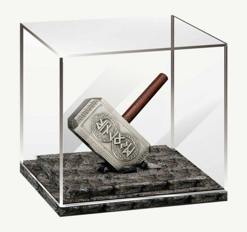 Solomon Islands 2021 10$ Thor's Hammer 500 g Silver Antique Finish Coin