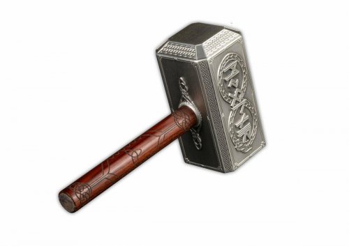 Solomon Islands 2021 10$ Thor's Hammer 500 g Silver Antique Finish Coin