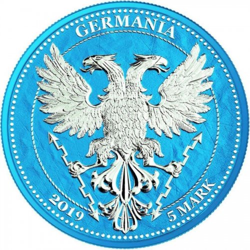 Germania 2019 5 Mark Oak Leaf - 12 Months Series - January 1 Oz Silver Coin