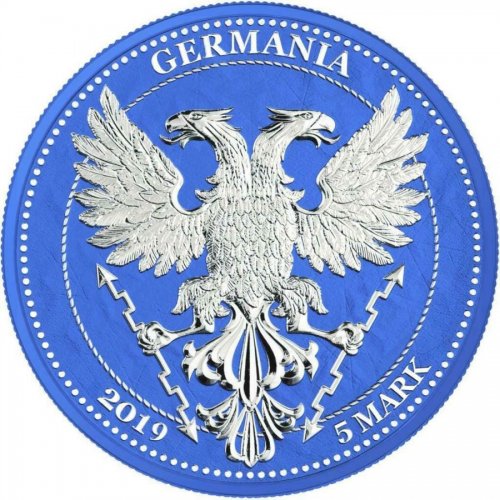 Germania 2019 5 Mark Oak Leaf - 12 Months Series - February 1 Oz Silver Coin