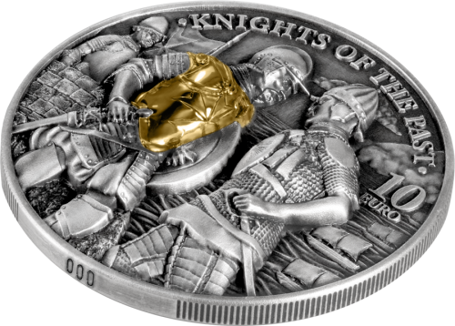 Malta 2022 10euro Knights of the past 2 Oz Silver High Relief Coin