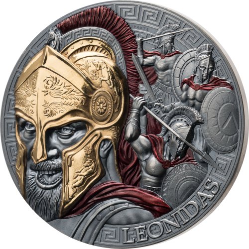 Cameroon 2023 5000 Francs LEONIDAS Great Commanders 5 Oz Silver Coin