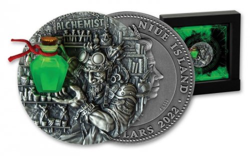 Niue 2022 5$ ALCHEMIST 2 Oz Silver Coin