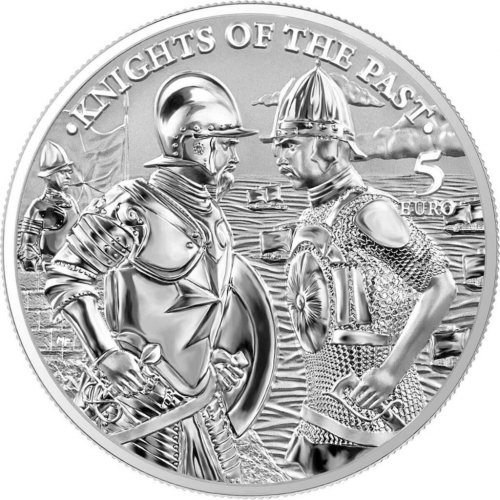 Malta 2022 5euro Knights of the past 1 Oz silver coin