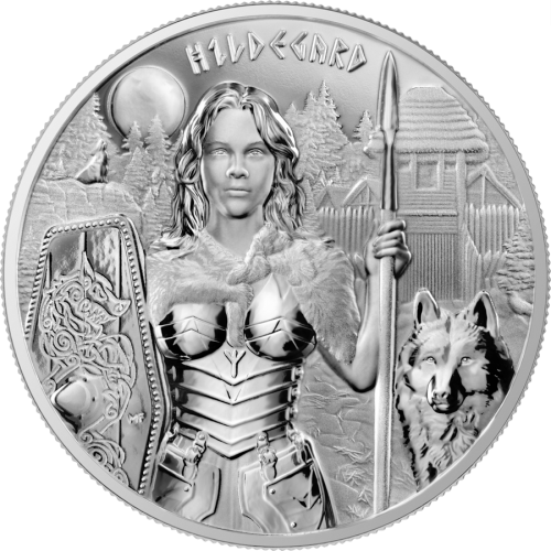 Germania 2022 5 Mark- Valkyries - Hildegard 1oz silver coin