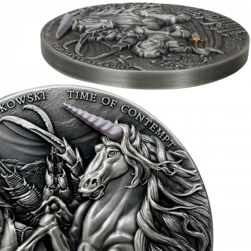 Niue 2022 5$ TIME OF CONTEMPT The Witcher 2 Oz Silver Coin 