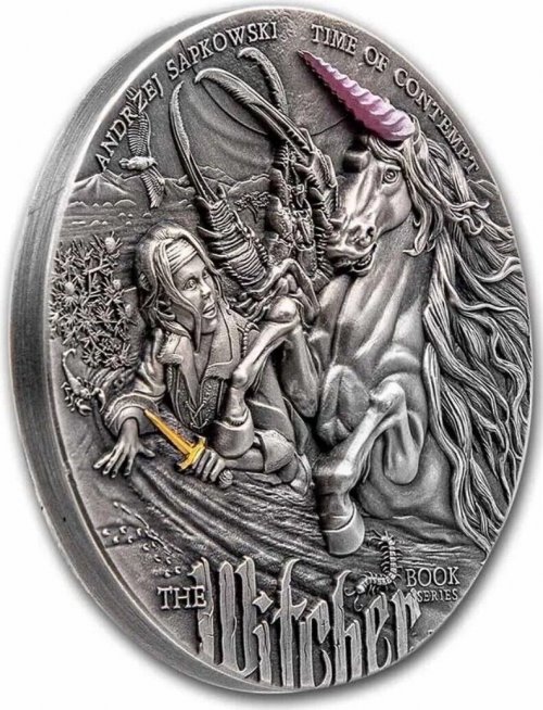 Niue 2022 5$ TIME OF CONTEMPT The Witcher 2 Oz Silver Coin 