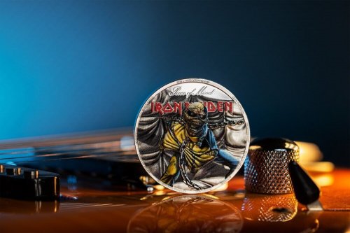 Cook Island 2023 10$ PIECE OF MIND Iron Maiden 2 Oz Silver Coin