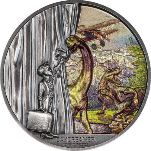 Palau 2023 10$ ADVENTURE Daydreamer 2 Oz Silver Coin