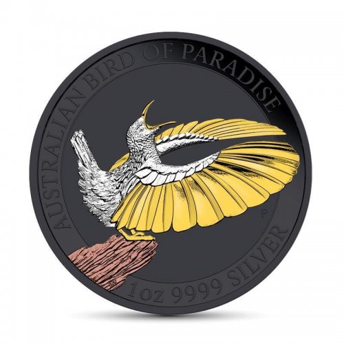 Australia 2018 1$ - Precious Australian Beauties - Bird of Paradise silver coin