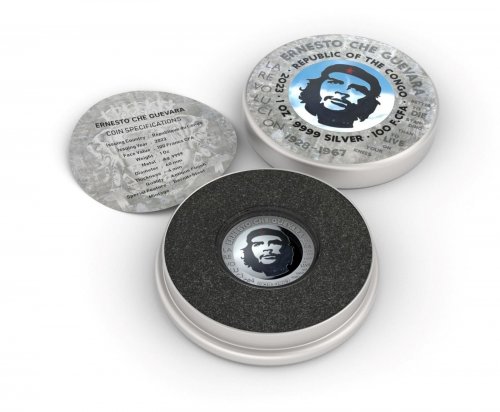 Congo 2023 100 Francs Che Guevara Bernit / Steel Handmade4 Insert 1 oz silver coin