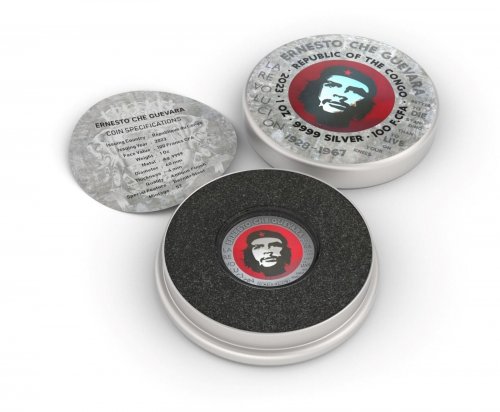 Congo 2023 100 Francs Che Guevara Bernit / Steel Handmade5 Insert 1 oz silver coin