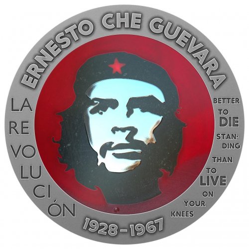 Congo 2023 100 Francs Che Guevara Bernit / Steel Handmade5 Insert 1 oz silver coin