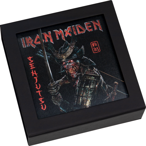 Cook Island 2022 10$ Iron Maiden Senjutsu 2 oz Silver Proof Coin