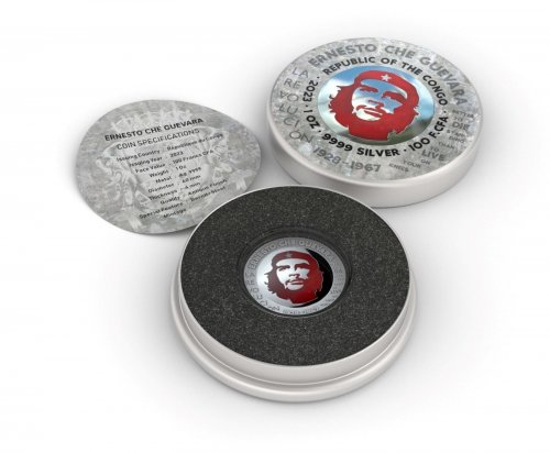 Congo 2023 100 Francs Che Guevara Bernit / Steel Handmade1 Insert 1 oz silver coin