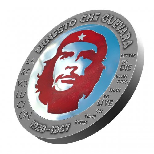 Congo 2023 100 Francs Che Guevara Bernit / Steel Handmade1 Insert 1 oz silver coin