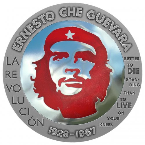 Congo 2023 100 Francs Che Guevara Bernit / Steel Handmade1 Insert 1 oz silver coin