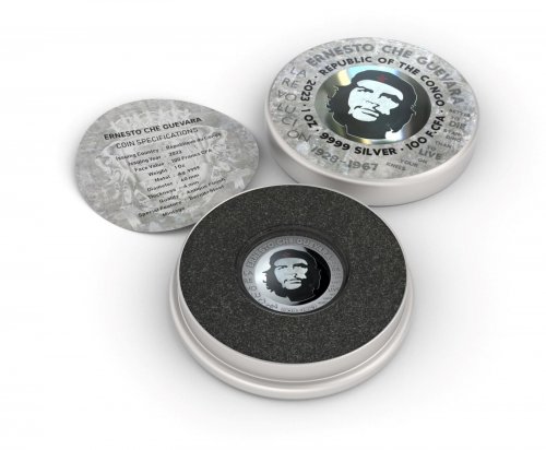 Congo 2023 100 Francs Che Guevara Bernit / Steel Handmade2 Insert 1 oz silver coin