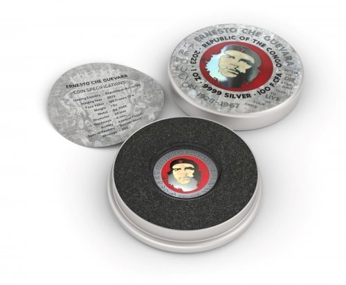 Congo 2023 100 Francs Che Guevara Bernit / Steel Handmade3 Insert 1 oz silver coin