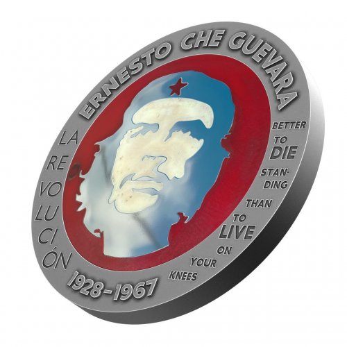 Congo 2023 100 Francs Che Guevara Bernit / Steel Handmade3 Insert 1 oz silver coin