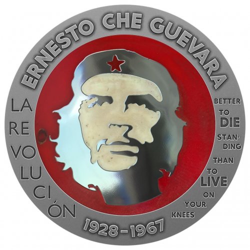 Congo 2023 100 Francs Che Guevara Bernit / Steel Handmade3 Insert 1 oz silver coin