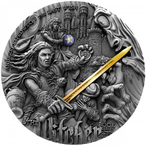 Niue 2019 5$ LAST WISH the Witcher 2 Oz Silver Coin