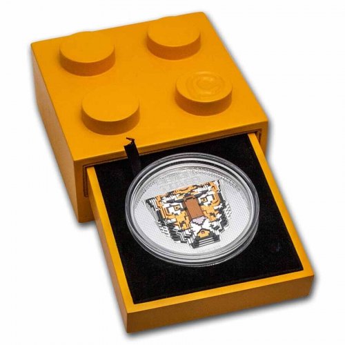 Palau 2022 20$ BENGAL TIGER Beloved Building Blocks 5 Oz Silver Coin