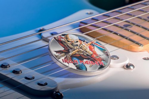 Cook Island 2023 5$ Iron Maiden-Eddie The Trooper 1 oz Silver Proof Coin