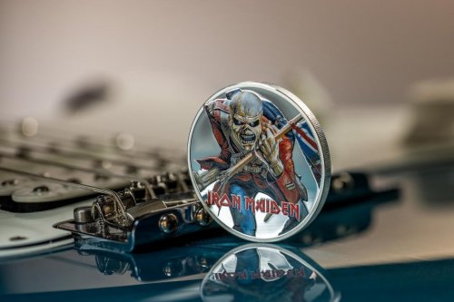 Cook Island 2023 5$ Iron Maiden-Eddie The Trooper 1 oz Silver Proof Coin