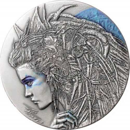 Niue 2018 2$ CASSANDRA Dark Beauties Silver Coin