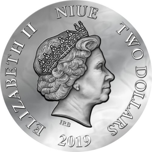 Niue 2019 2$ EVANESCA Dark Beauties Silver Coin