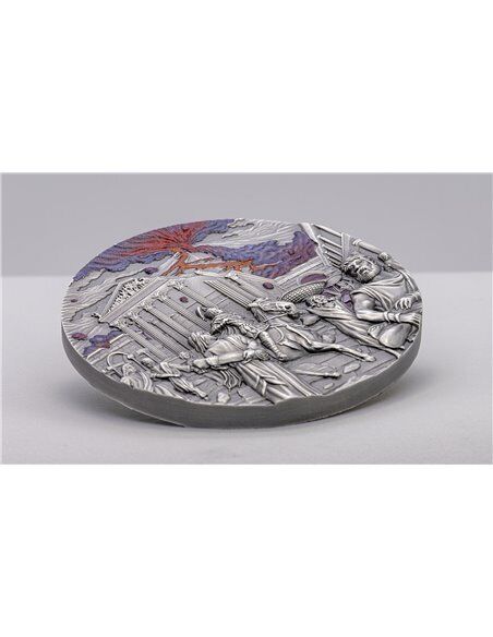 Palau 2023 10$ POMPEII VOLCANO ERUPTION Fury of Nature 2 Oz Silver Coin