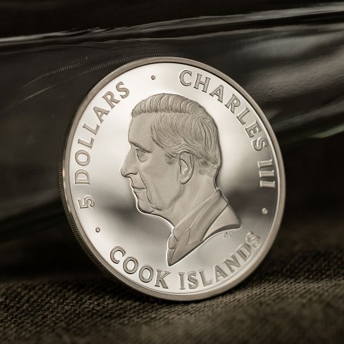 Cook Islands 2023 5$ FRANKENSTEIN Typefaces 1 Oz Silver Coin