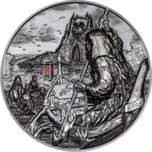 Palau 2023 20$ CHARON Ferryman of the Dead 3 Oz Silver Coin