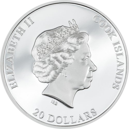 Cook Islands 2023 20$ SILVER BURST 3 Oz Silver Coin