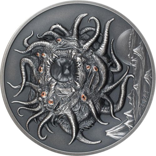 Palau 2023 20$ AZATHOTH Howard Phillips Lovecraft 3 Oz silver coin