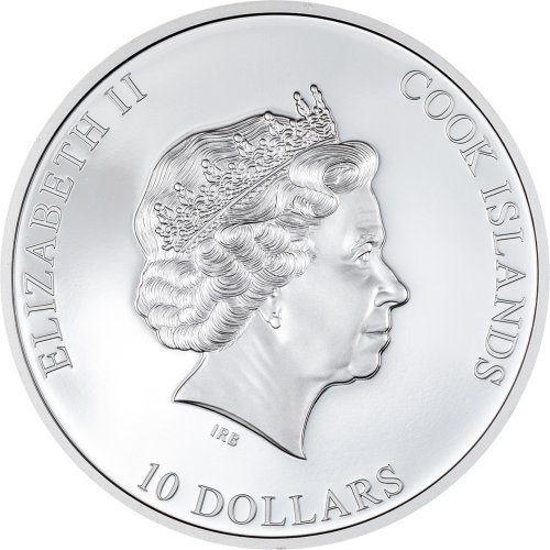 Cook Islands 2023 10$ KISS THE FROG Eye of a Fairytale 2 Oz Silver Coin