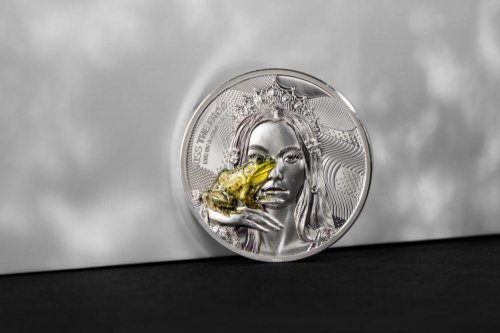 Cook Islands 2023 10$ KISS THE FROG Eye of a Fairytale 2 Oz Silver Coin