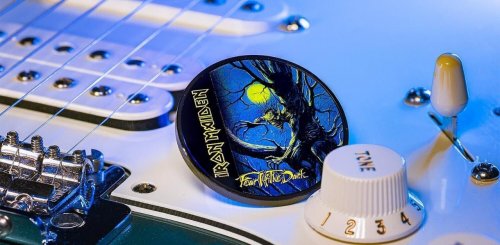 Cook Island 2022 5$ Iron Maiden-FEAR OF THE DARK 1 oz Silver Proof Coin