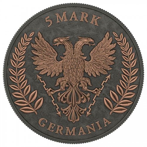 Germania 2020 5 Mark GERMANIA Crystal Cross 1 Oz Silver Coin