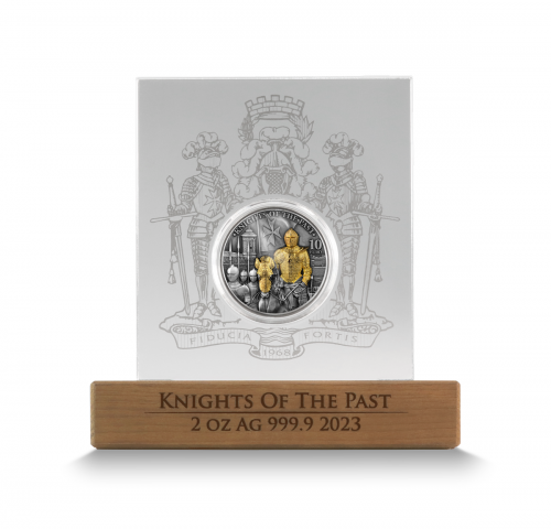 Malta 2023 10euro Knights of the past 2 Oz Silver High Relief Coin