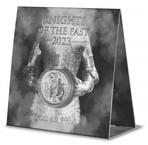 Malta 2023 5euro Knights of the past 1 Oz silver coin