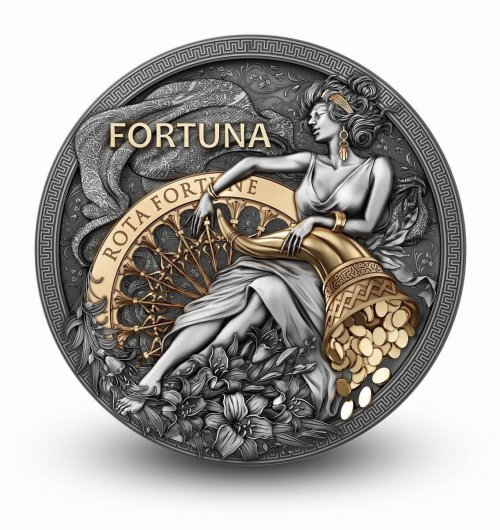 Niue 2023 5$ FORTUNA 2 Oz Silver Coin