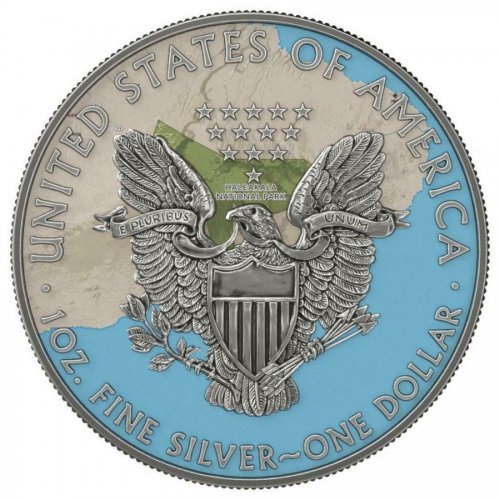 USA 2019 $1 US National Park - HALEAKALA 1 Oz Silver Coin 99 pcs only