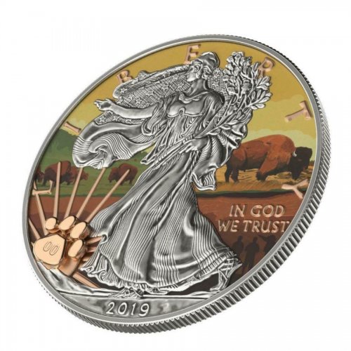 USA 2019 $1 US National Park - WIND CAVE 1 Oz Silver Coin 99 pcs only