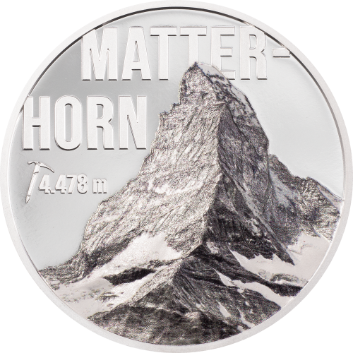 Cook Islands 2022 10$ MATTERHORN 2 Oz Silver coin