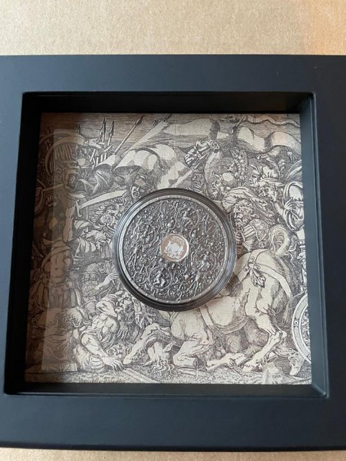 Chad 2022 10000 Francs TO PROTECT History of the War 2 Oz Silver Coin